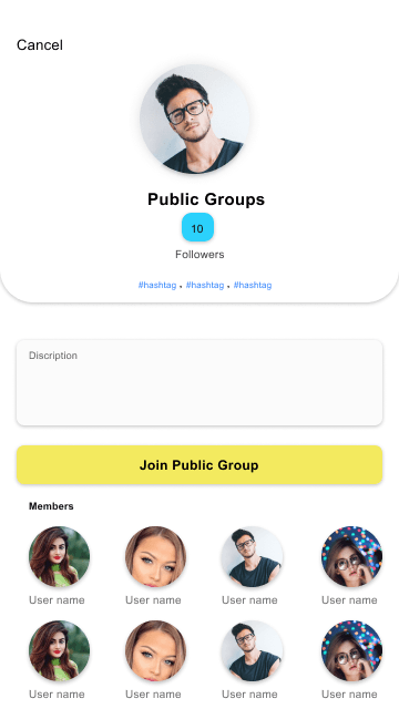 HIBRID — Public rooms screen